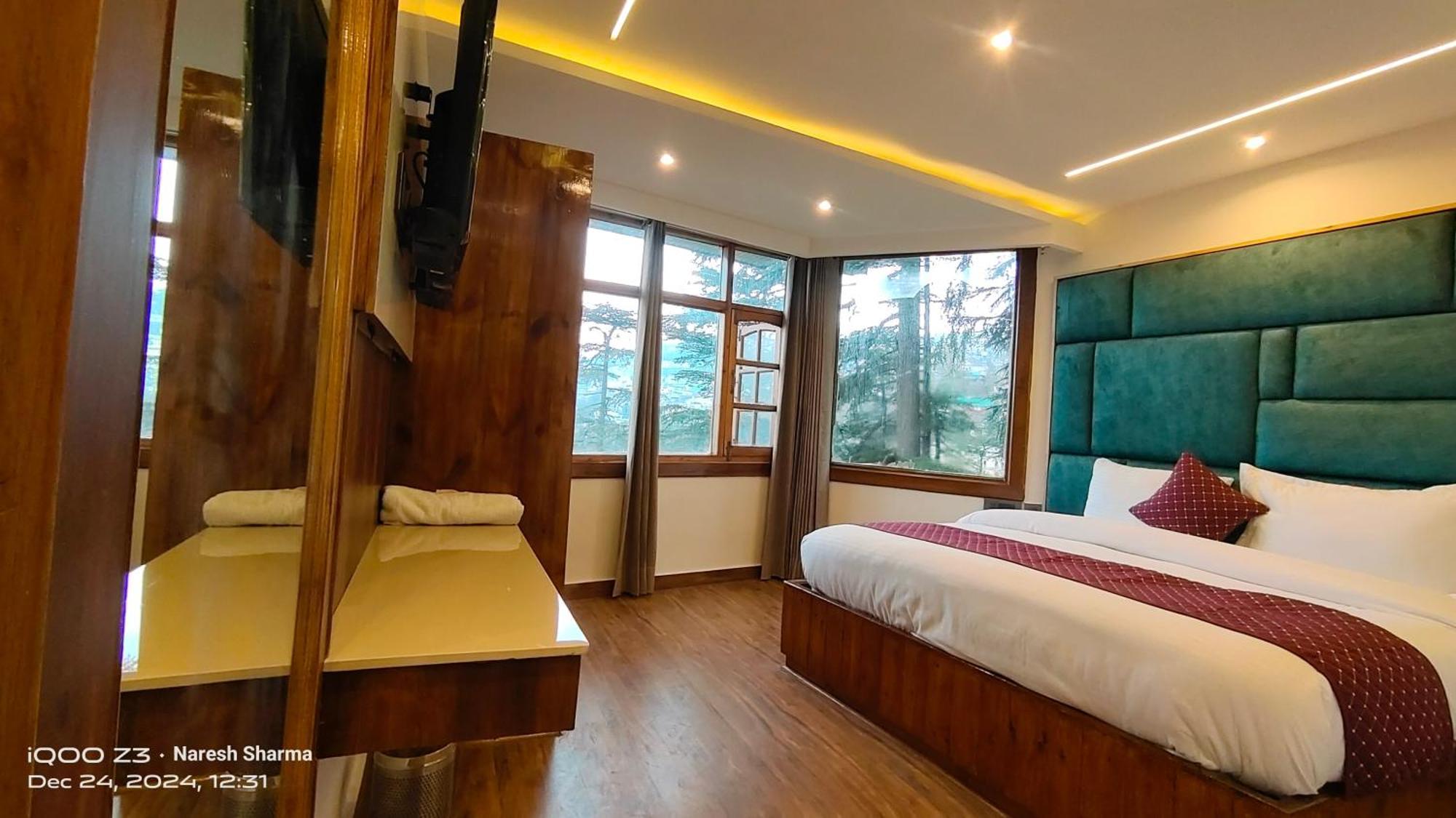 Mountain Zest- Simla Royale Near Mall Road Free Pickup From Railway Station Simla المظهر الخارجي الصورة